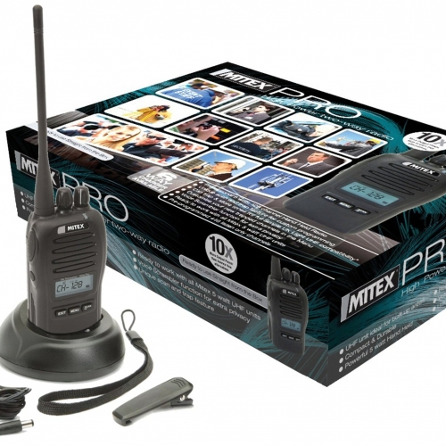 MITEX PRO 128 CHANNEL UHF HANDHELD RADIO